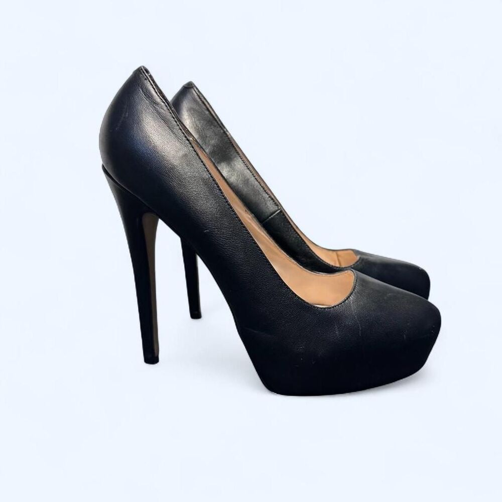Steve Madden Leather Platform Stiletto Pump Size 9